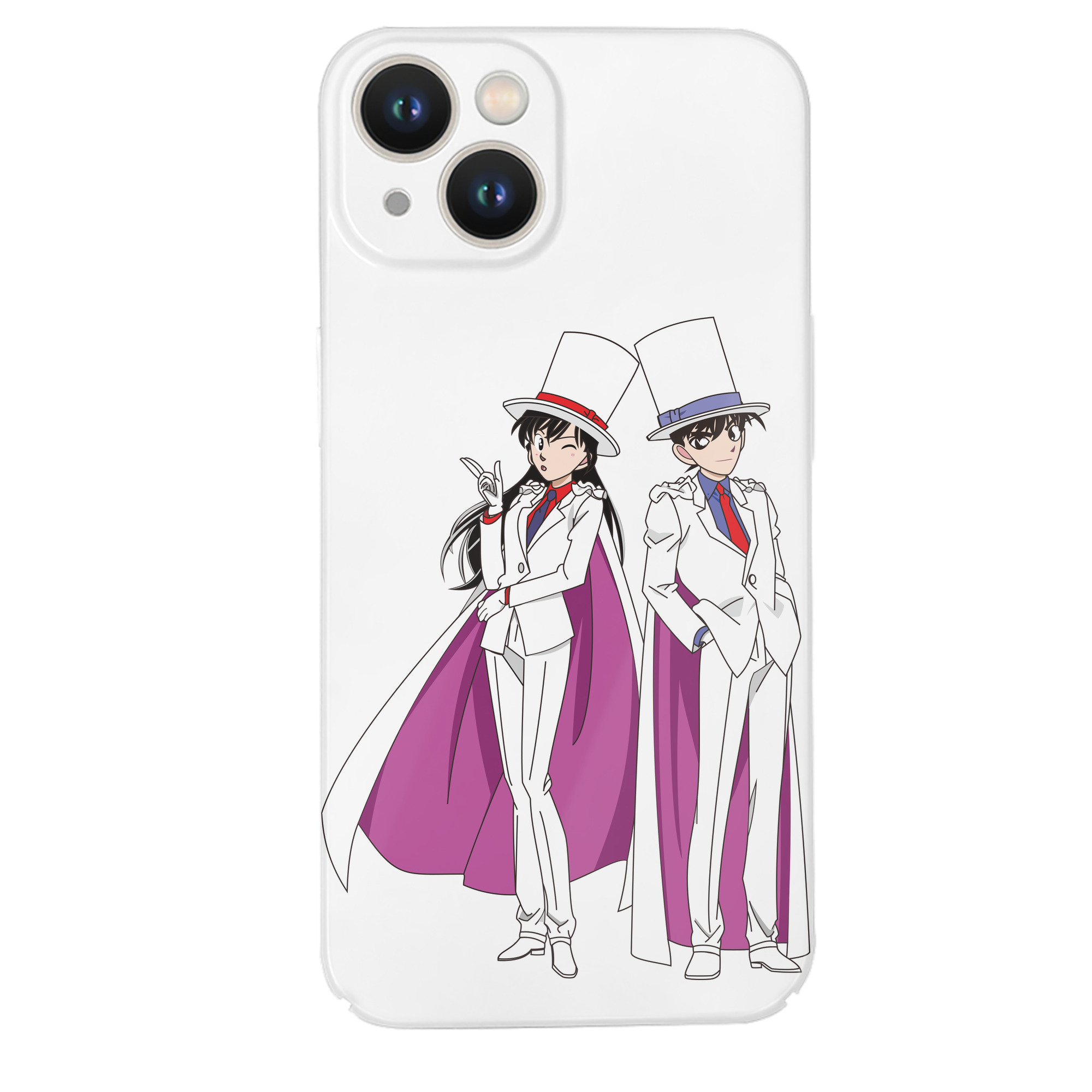 （画像用） 名探偵コナン くろば かいと Detective Conan Kuroba Kaito 【iPhone 14シリーズ対応】ハードケース